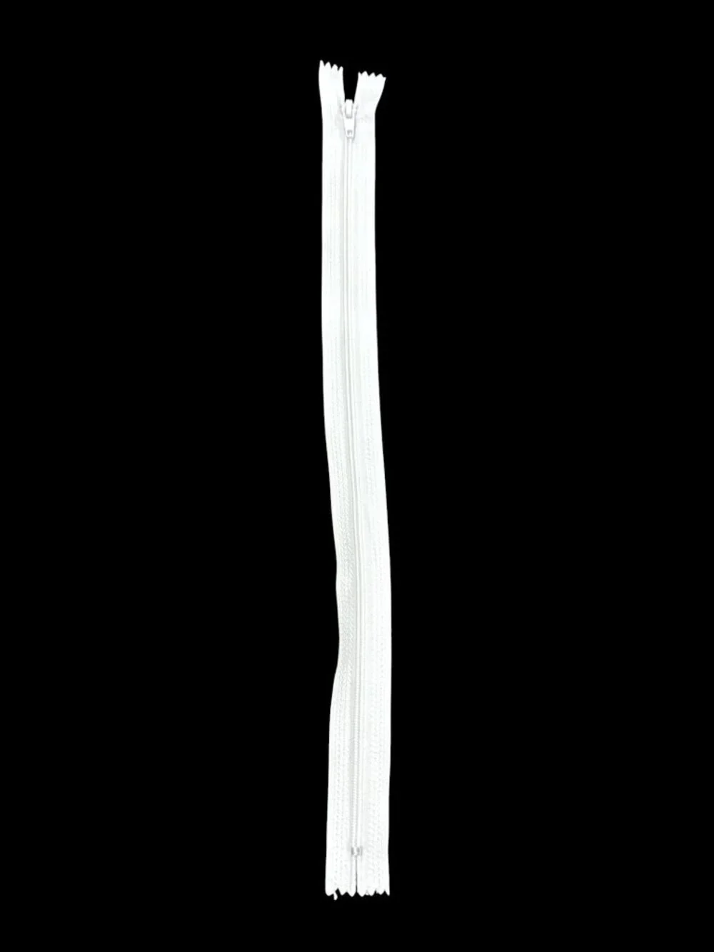 16-Inch White Nylon Zippers Pack Of 50 Durable Sewing Craft Supplies